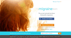 Desktop Screenshot of mymigraineteam.com